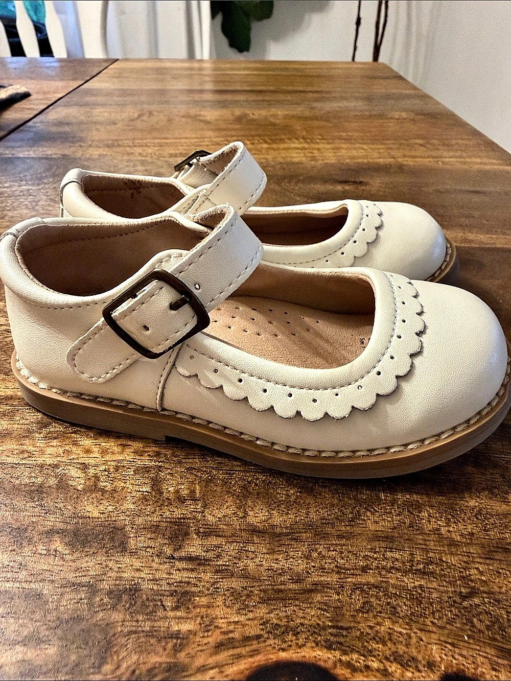 Sweet honey Mary Jane Dress Shoes cream White